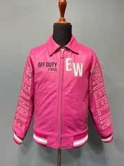 🚛PINK E18HTEEN WHEELIN LOGO JACKET (SHIPPING 2-3WEEKS AFTER PRODUCTION STARTS)